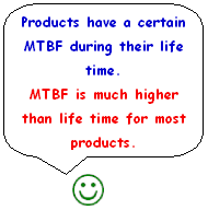 MTBF versus Lifetime